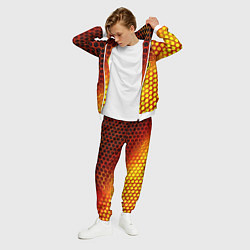 Костюм мужской Borussia металлические соты, цвет: 3D-белый — фото 2