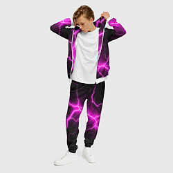 Костюм мужской The color is pink and black, цвет: 3D-белый — фото 2
