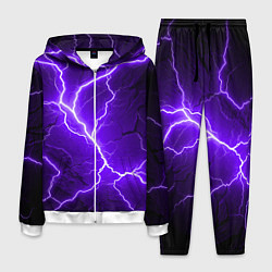 Костюм мужской Color purple black, цвет: 3D-белый