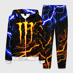 Костюм мужской Monster energy шторм, цвет: 3D-белый