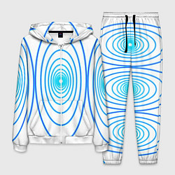 Костюм мужской Овалы с свечением, цвет: 3D-белый