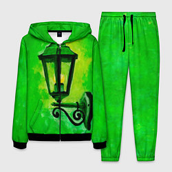 Костюм мужской Уличный зелёный фонарь, цвет: 3D-черный