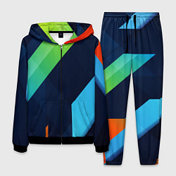 Костюм мужской Multicolored, цвет: 3D-черный