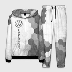 Костюм мужской Volkswagen - white gradient по-вертикали, цвет: 3D-черный