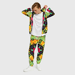 Костюм мужской Салатовый калейдоскоп, цвет: 3D-белый — фото 2