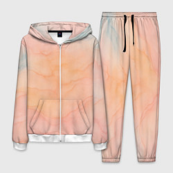 Мужской костюм Нежный персиковый