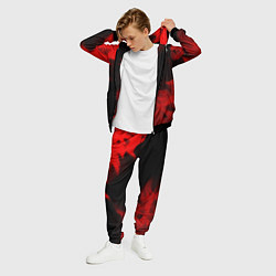 Костюм мужской Dark Souls - red gradient вертикально, цвет: 3D-черный — фото 2