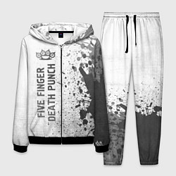 Костюм мужской Five Finger Death Punch - white gradient по-вертик, цвет: 3D-черный