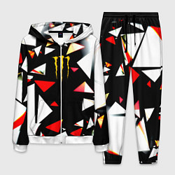 Мужской костюм Monster energy геометрия