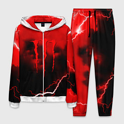 Костюм мужской Monster energy red storm, цвет: 3D-белый