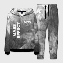 Мужской костюм Mass Effect - grey gradient вертикально