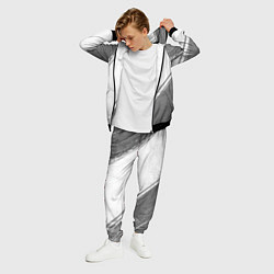 Костюм мужской Bon Jovi - white gradient вертикально, цвет: 3D-черный — фото 2