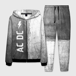 Костюм мужской AC DC - grey gradient по-вертикали, цвет: 3D-черный