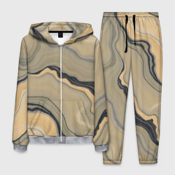 Костюм мужской Песочный мрамор, цвет: 3D-меланж