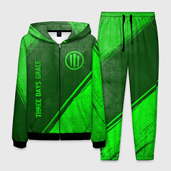 Костюм мужской Three Days Grace - green gradient вертикально, цвет: 3D-черный