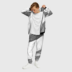 Костюм мужской Король и Шут - white gradient вертикально, цвет: 3D-черный — фото 2