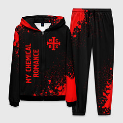 Костюм мужской My Chemical Romance - red gradient вертикально, цвет: 3D-черный
