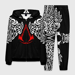 Костюм мужской Силуэт ворона - Aссасинс Крид, цвет: 3D-черный