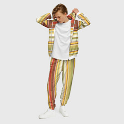 Костюм мужской Горизонтальные полосы, цвет: 3D-белый — фото 2