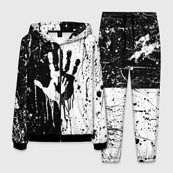 Костюм мужской Антиматерия подтеки, цвет: 3D-черный
