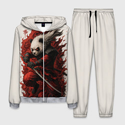 Мужской костюм Демоническая панда самурай - нейроарт