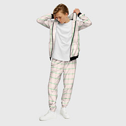 Костюм мужской Color white stripes, цвет: 3D-черный — фото 2