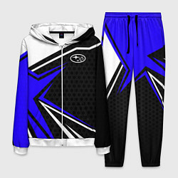 Костюм мужской Субару - blue sport, цвет: 3D-белый