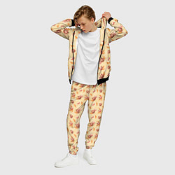 Костюм мужской Хеллоуин с тыквой и листьями, цвет: 3D-черный — фото 2