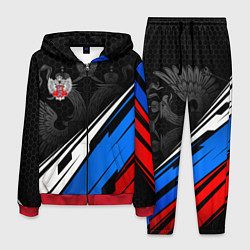 Костюм мужской Федерация бокса России - триколор, цвет: 3D-красный