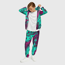 Костюм мужской Абстракция мрамор, цвет: 3D-белый — фото 2