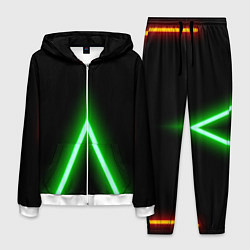 Костюм мужской Color neon green, цвет: 3D-белый