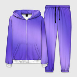 Костюм мужской Color purple gradient, цвет: 3D-белый
