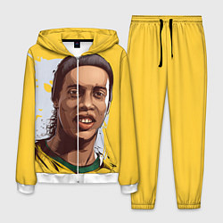 Костюм мужской Ronaldinho Art, цвет: 3D-белый