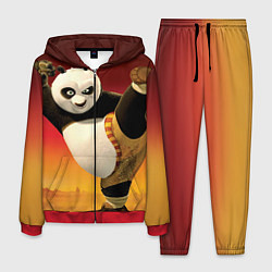 Костюм мужской Кунг фу панда, цвет: 3D-красный