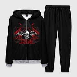 Костюм мужской Avenged Sevenfold: Fly Skull, цвет: 3D-меланж
