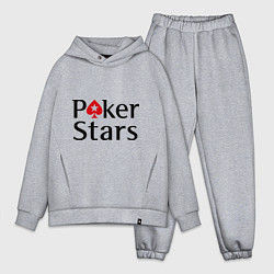 Мужской костюм оверсайз Poker Stars