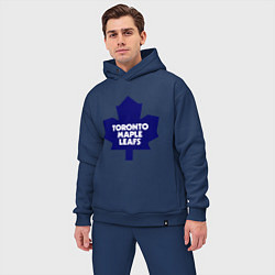 Мужской костюм оверсайз Toronto Maple Leafs цвета тёмно-синий — фото 2