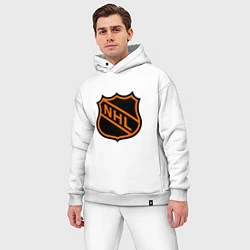 Мужской костюм оверсайз NHL, цвет: белый — фото 2