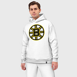 Мужской костюм оверсайз Boston Bruins цвета белый — фото 2