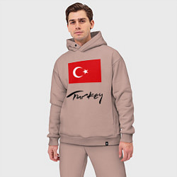 Мужской костюм оверсайз Turkey, цвет: пыльно-розовый — фото 2