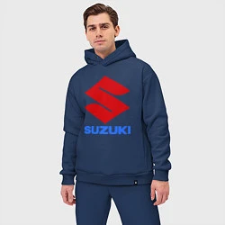 Мужской костюм оверсайз Suzuki, цвет: тёмно-синий — фото 2