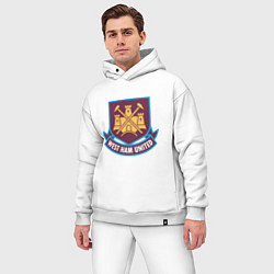 Мужской костюм оверсайз West Ham United, цвет: белый — фото 2