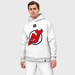 Мужской костюм оверсайз New Jersey Devils: Kovalchuk 17, цвет: белый — фото 2