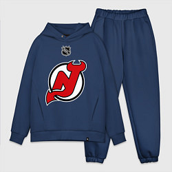 Мужской костюм оверсайз New Jersey Devils: Kovalchuk 17, цвет: тёмно-синий
