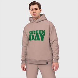 Мужской костюм оверсайз Green Day, цвет: пыльно-розовый — фото 2