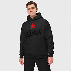 Мужской костюм оверсайз Cuba Star, цвет: черный — фото 2