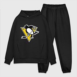 Мужской костюм оверсайз Pittsburgh Penguins, цвет: черный