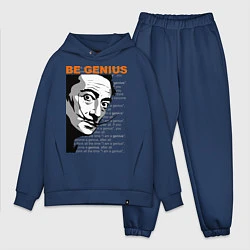 Мужской костюм оверсайз Dali: Be Genius, цвет: тёмно-синий