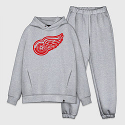 Мужской костюм оверсайз Detroit Red Wings: Pavel Datsyuk, цвет: меланж