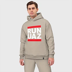 Мужской костюм оверсайз Run UAZ, цвет: миндальный — фото 2